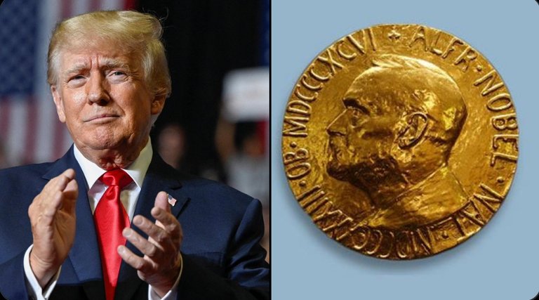 BREAKING:  President Donald Trump is nominated for the Noble Peace prize