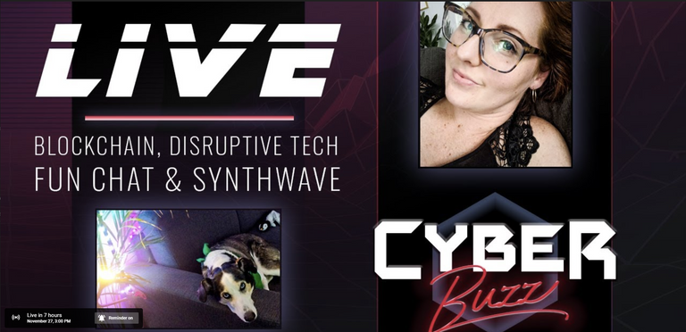 I will be on @crimsonclad's CyberBuzz today at 3PM EST