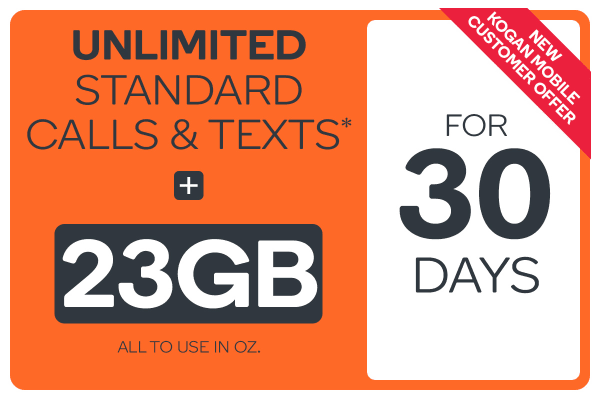 23GB Prepaid Voucher $0.99 at Kogan Mobile (New Customers Only)