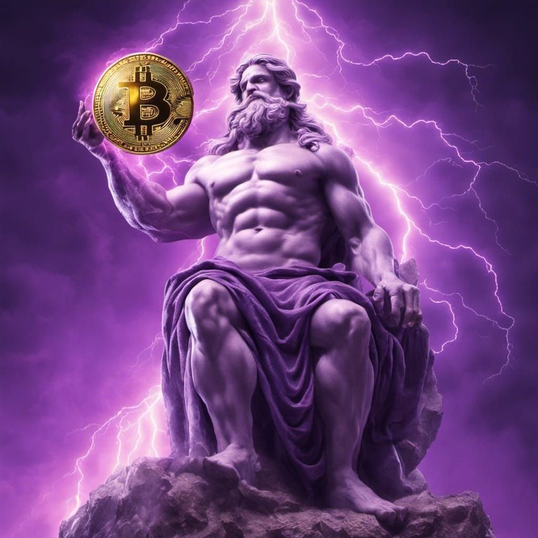 Zeus holding BTC