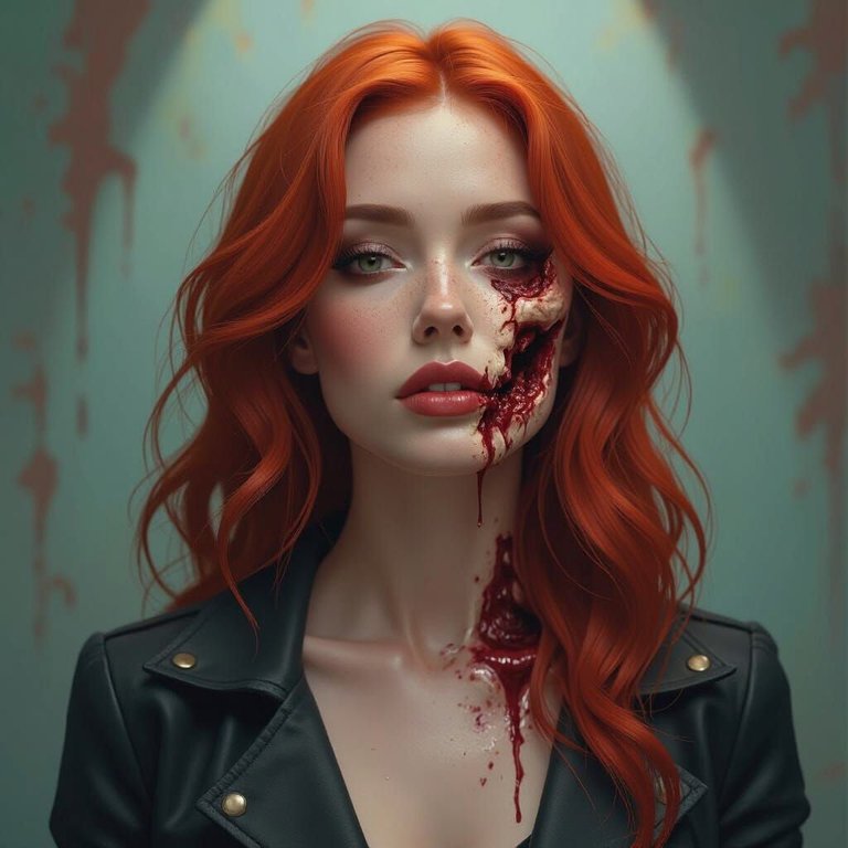 Red hair dead girl