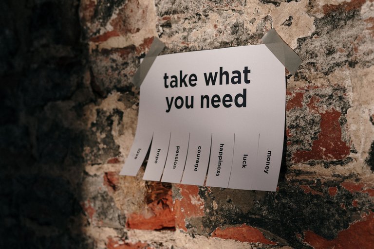 There is no end to needs.