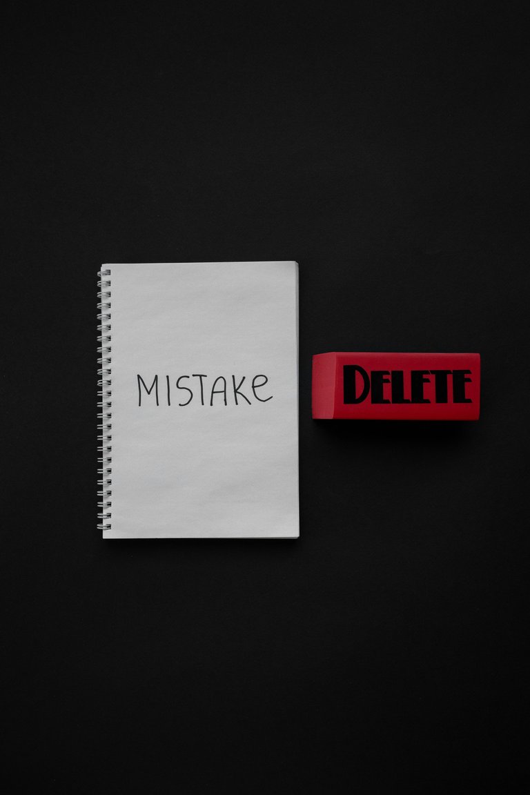 When a mistake is no longer a mistake.