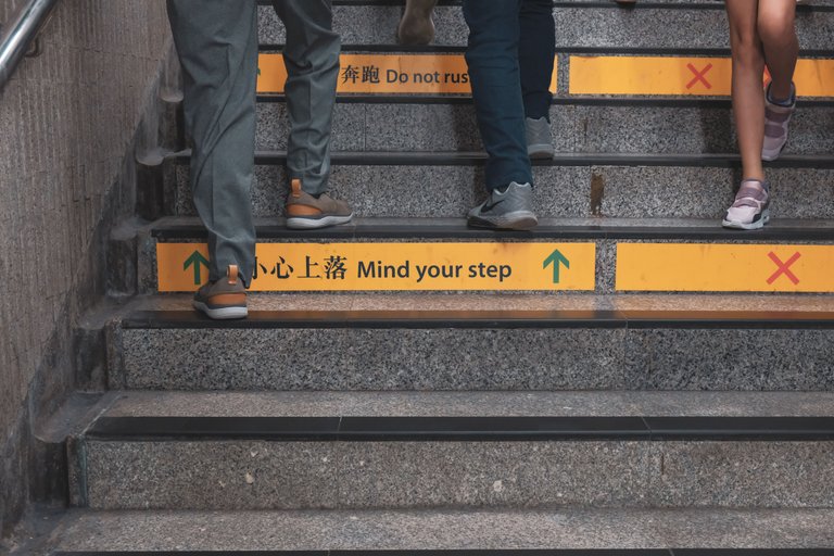  Be careful in every step of life.