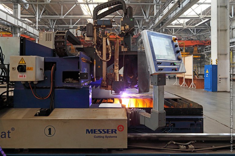 plasma cutting of metals Zelenodolsky Shipbuilding Plant named after AMGorky