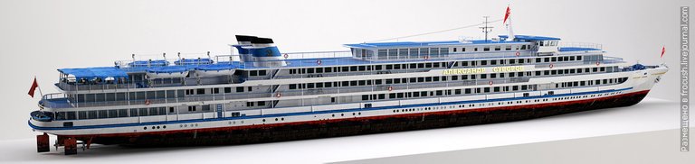 3D model of the ship "Alexander Suvorov