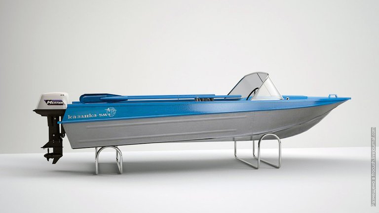 Motorboat Casanka computer 3D model
