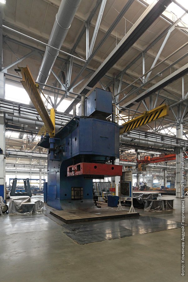 Zelenodolsk shipyard named after AMGorky hydraulic press