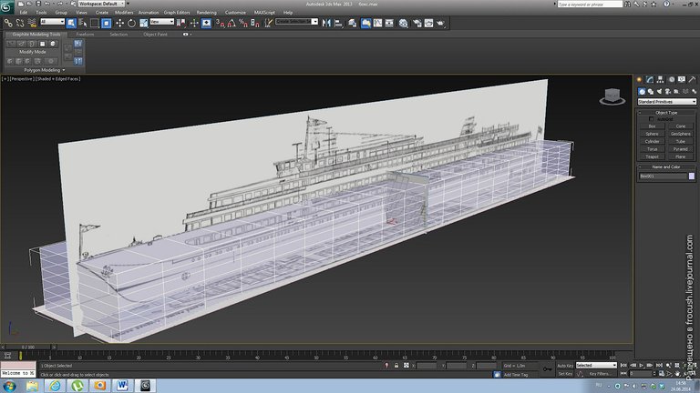 3D model of the ship Alexander Suvorov