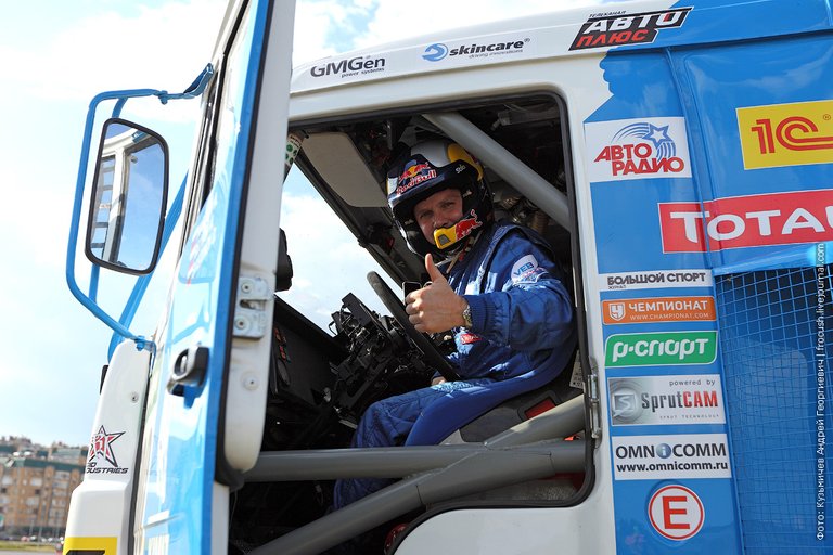 Eduard Nikolaev winner of the Dakar Rally