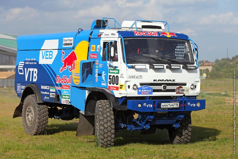 The KAMAZ-master's combat truck in Kazan