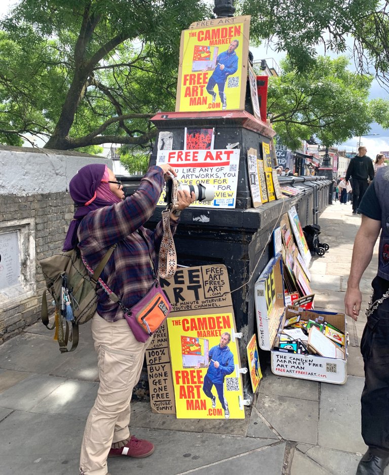 The Camden Market Free Art Man 17th May 2026