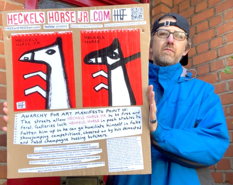 The Camden Market Free Art Man 29th April 2026
