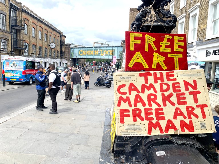 I like this view of Camden Market.