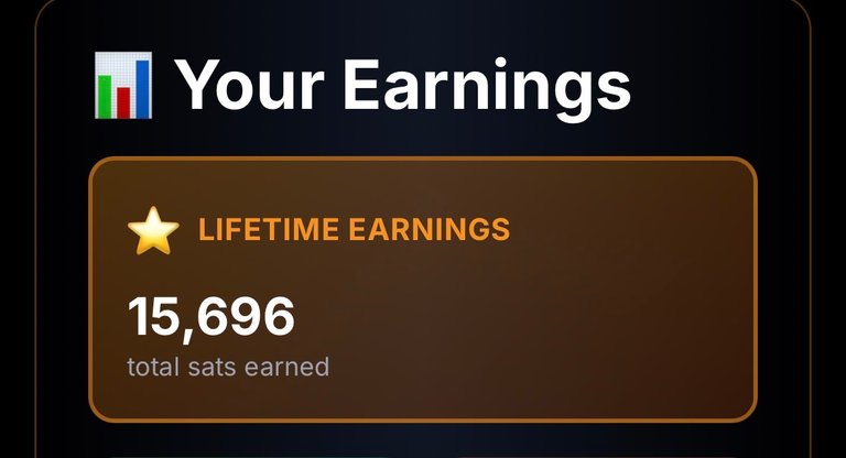 Bitcoin received from the Satsman