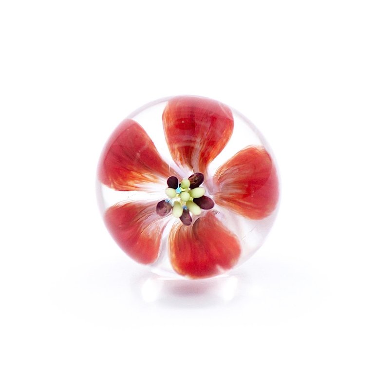 VYBart : Red Crab Apple Marble Implosion