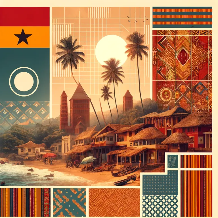 DALL·E 2024-04-26 12.36.44 - Design an image that exudes a strong African ambiance, particularly reflecting the spirit of Kokrobite, a well-known beach town near Kasoa. Incorporat.webp