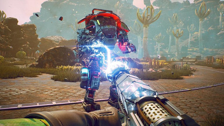 Screenshot of The Outer Worlds Combat