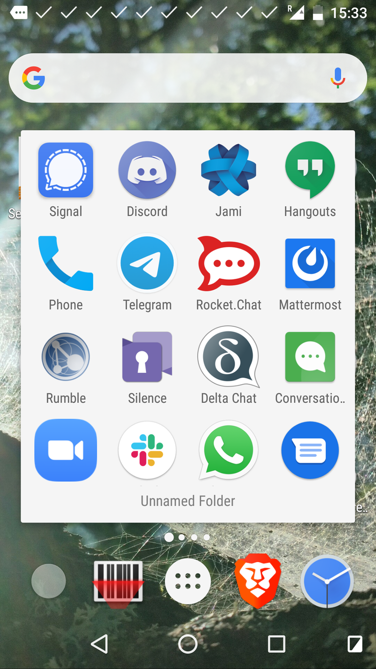 communication icon folder screenshot