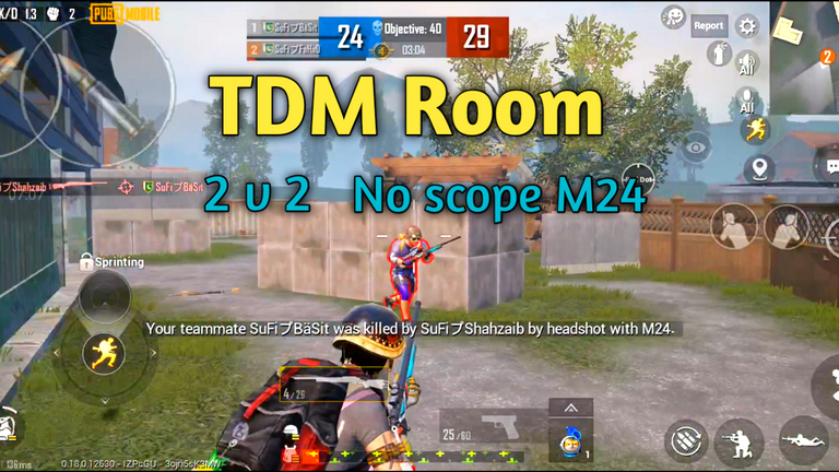 Pubg Mobile Tdm Custom Room 2 Vs 2 No Scope Sniper Challenge Hive