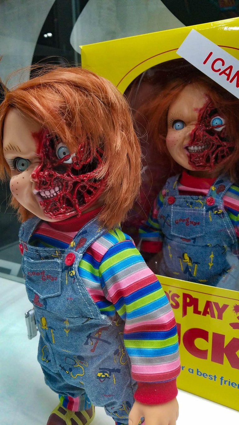 I always thought they should have released a normal looking chucky doll.That would be scarier in my opinion.