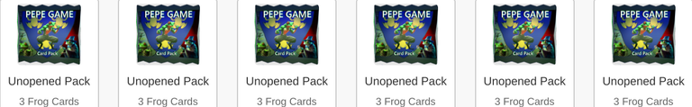 Pepe Game Frog Pack fer PEPE Tokens