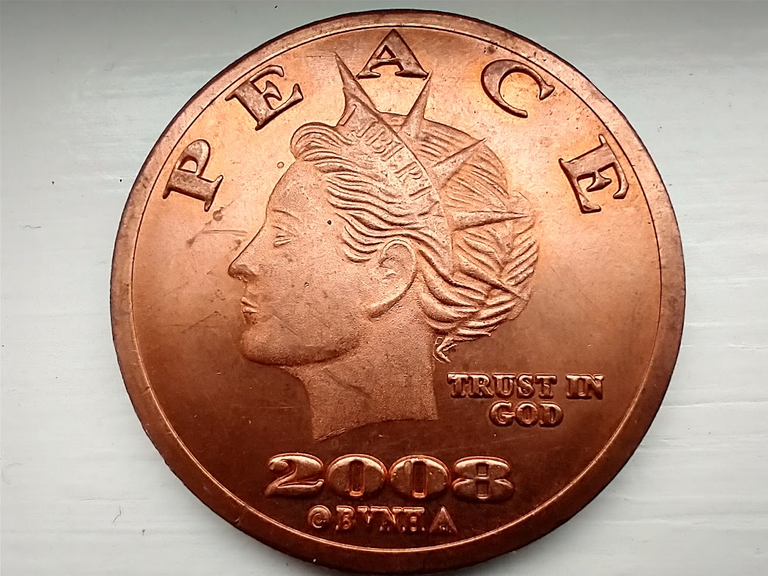 1 oz Copper Round: Copper for Food, Silver for Drugs