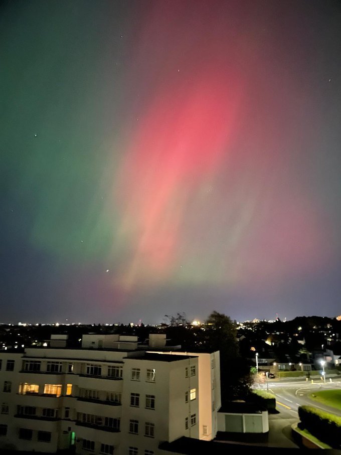 Did you see the Aurora Borealis last night ?