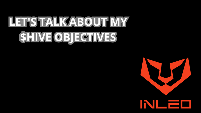 Let's talk about my $HIVE objectives