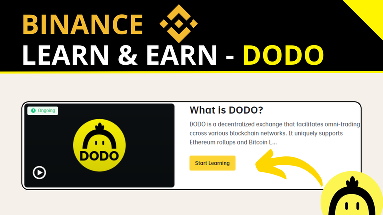 Binance 🔶 | Learn & Earn - DODO [EN/PT]