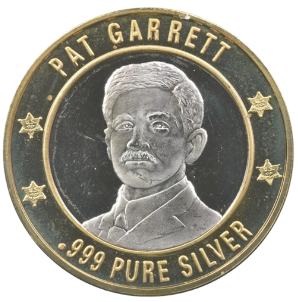 Sheriff Pat Garrett Silver Strike Token