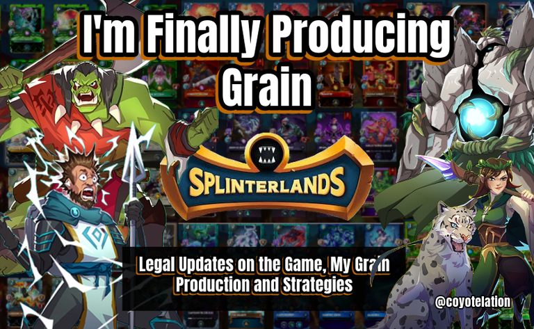 My Journey in Splinterlands: My Grain Production and Important Game Updates