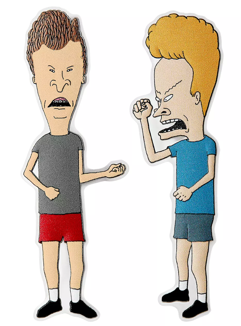 Nineties Friday with some Silver Beavis and Butthead!