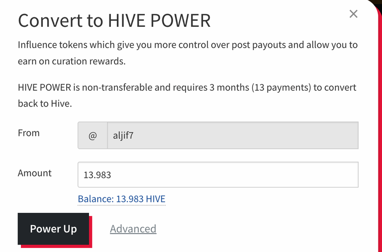 Staked HIVE