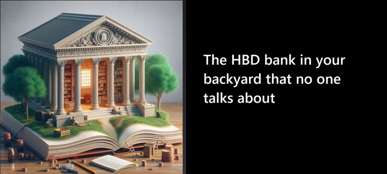 The HBD bank in your backyard that no one talks about