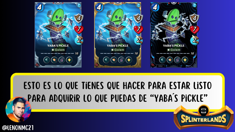 Esto es lo que tienes que hacer para estar listo para adquirir lo que puedas de “Yaba´s Pickle” [ES-EN]