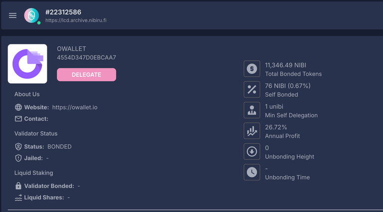 NIBI Screenshot