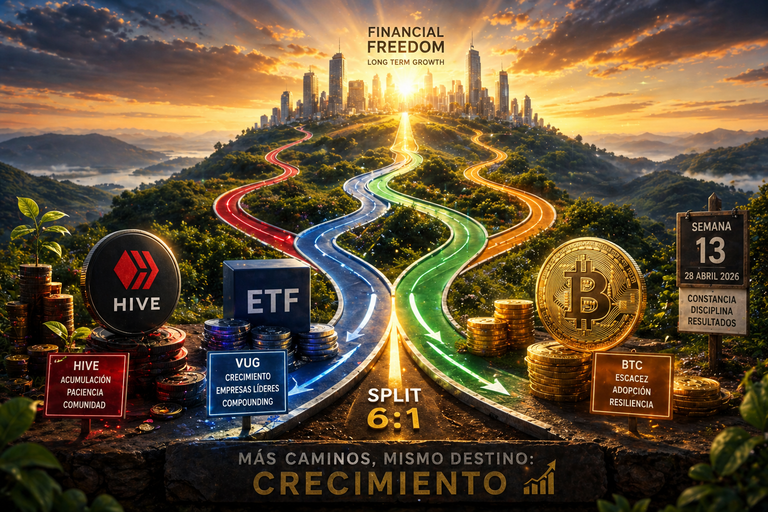 🚀 Weekly Investment Simulation – Week 13 $25/week to reach Financial Freedom, Update 30 April 2026