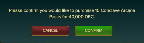 Just Hours Left (CONCLAVE ARCANA PRESALE)