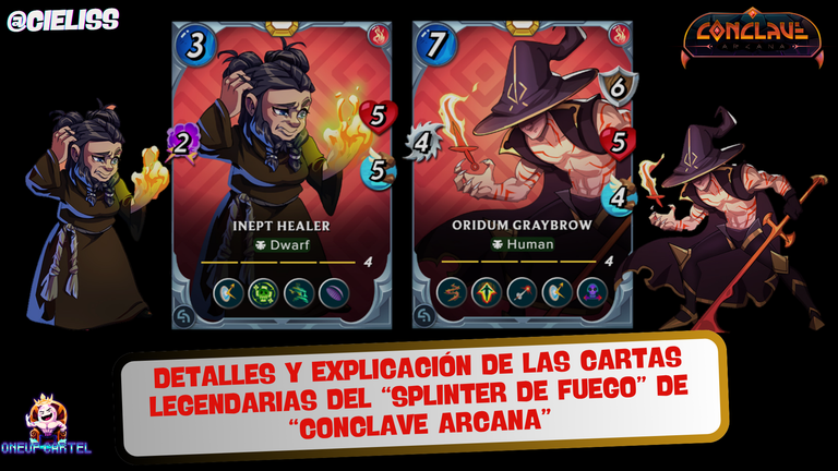 Detalles y explicación de las cartas Legendarias del “Splinter de Fuego” de “Conclave Arcana” [EN-ES]