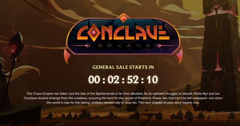 Pack Opening and General Sale for Conclave Arcana Starting in a Few Hours
