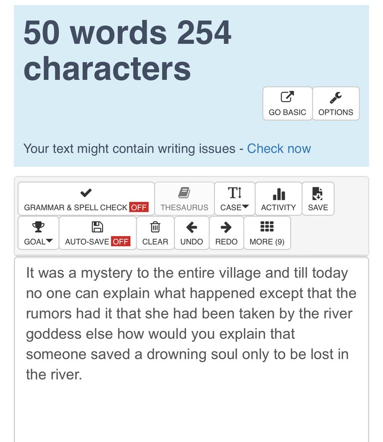 Zapfic50: Lost in the river.