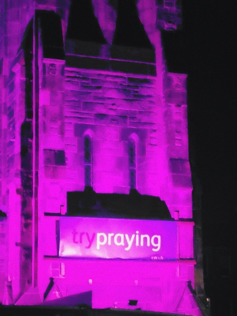 Edinburgh at Night 🔥 (Try Praying)