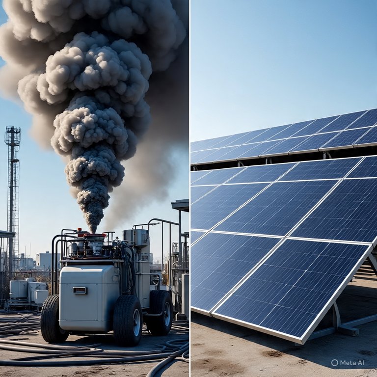 Why Solar Power is Better for Our Community than Generator and Electric Power