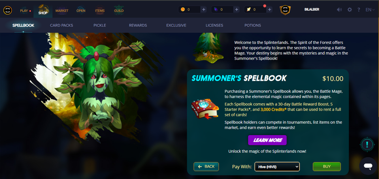 Discover the wonderful world of Splinterlands