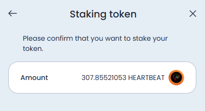 STAKING HEARTBEAT