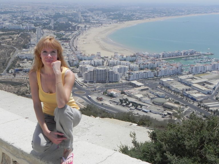 the view of Agadir