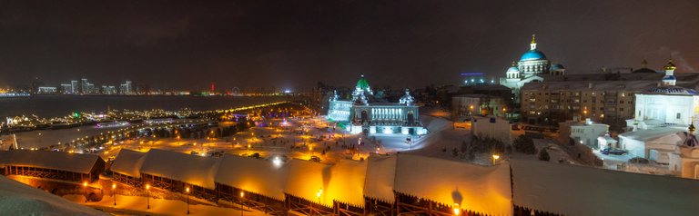 Panorama of the city from the walls of the Kremlin