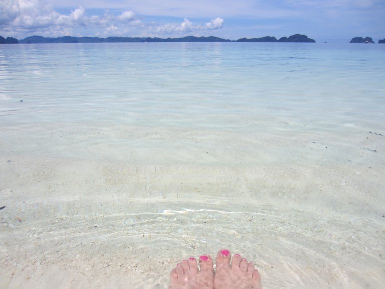 Toes for those who like the sand on the beach.