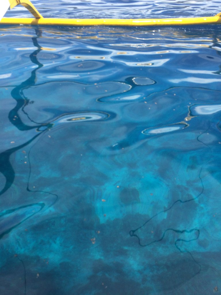 Perfect spot to jump in to cool down after the dive.